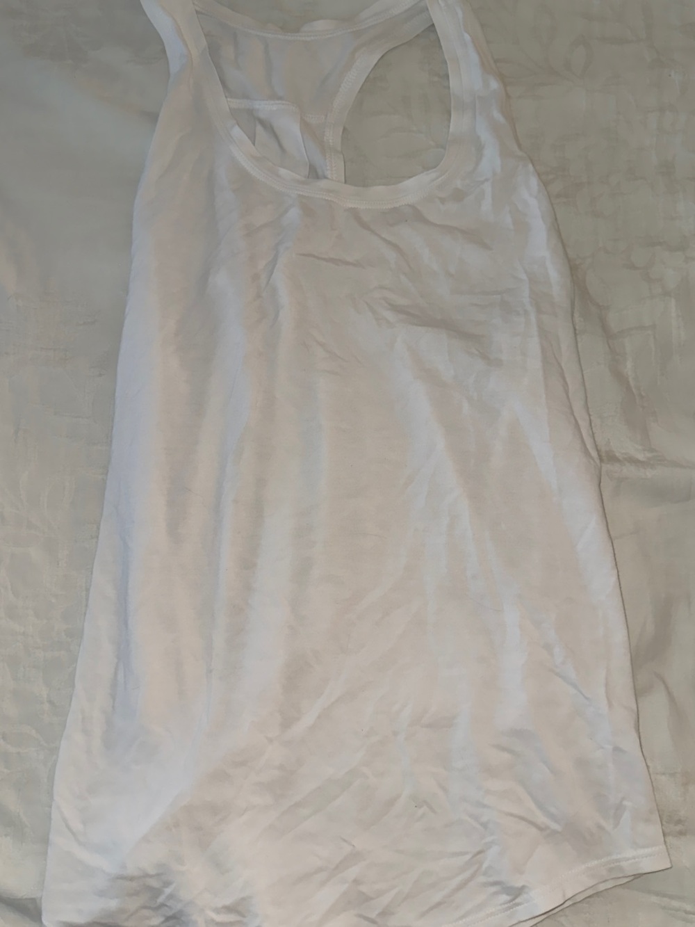 Lululemon White Tank Top - Picture 1 of 3